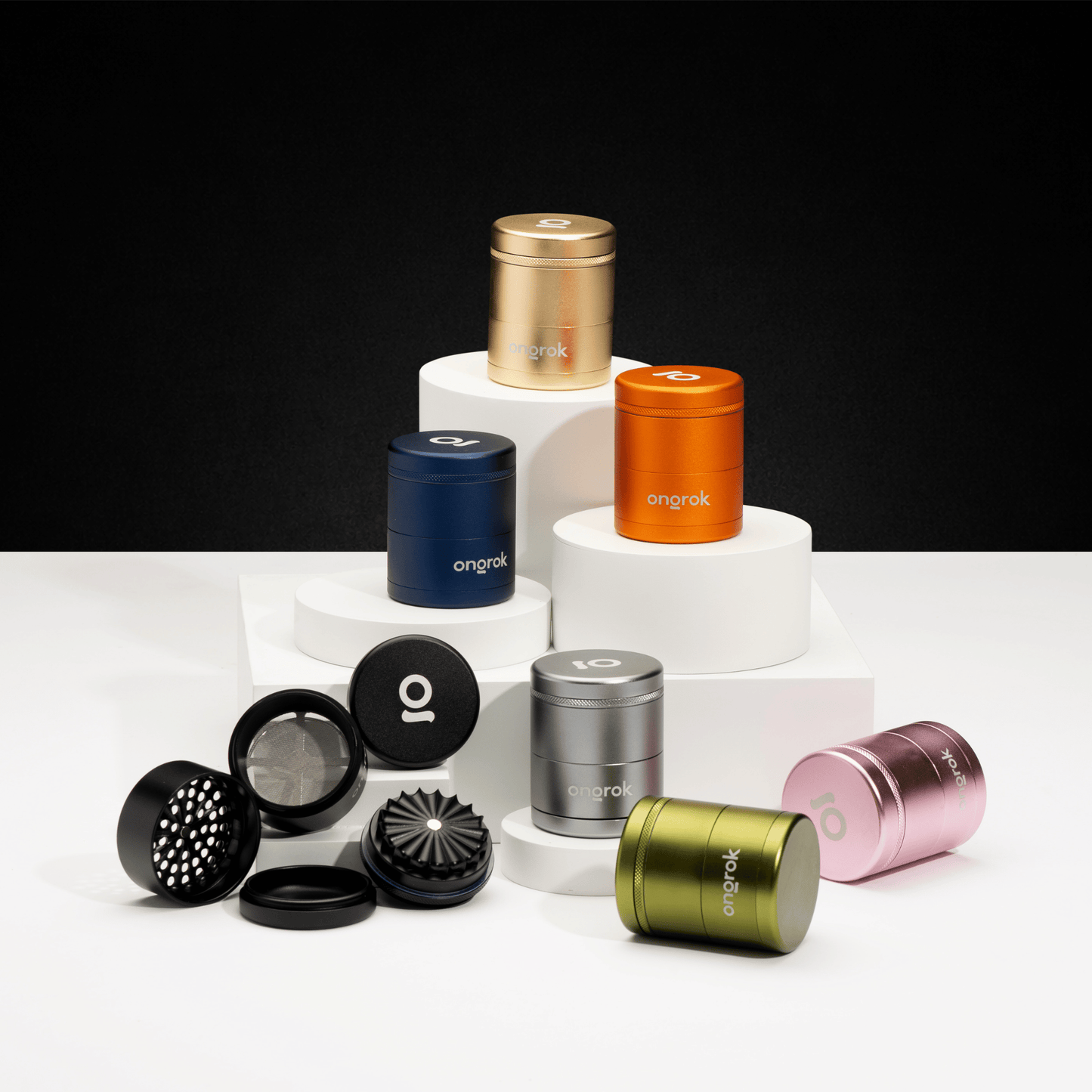 Mini 5 Piece, Flower Petal Toothless Grinder (2.2 inch)