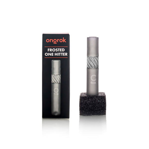 Frosted Glass One Hitter Pipe