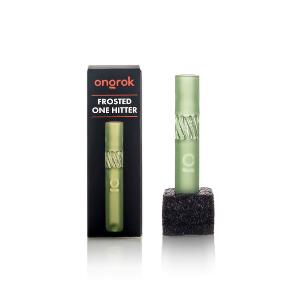 Frosted Glass One Hitter Pipe