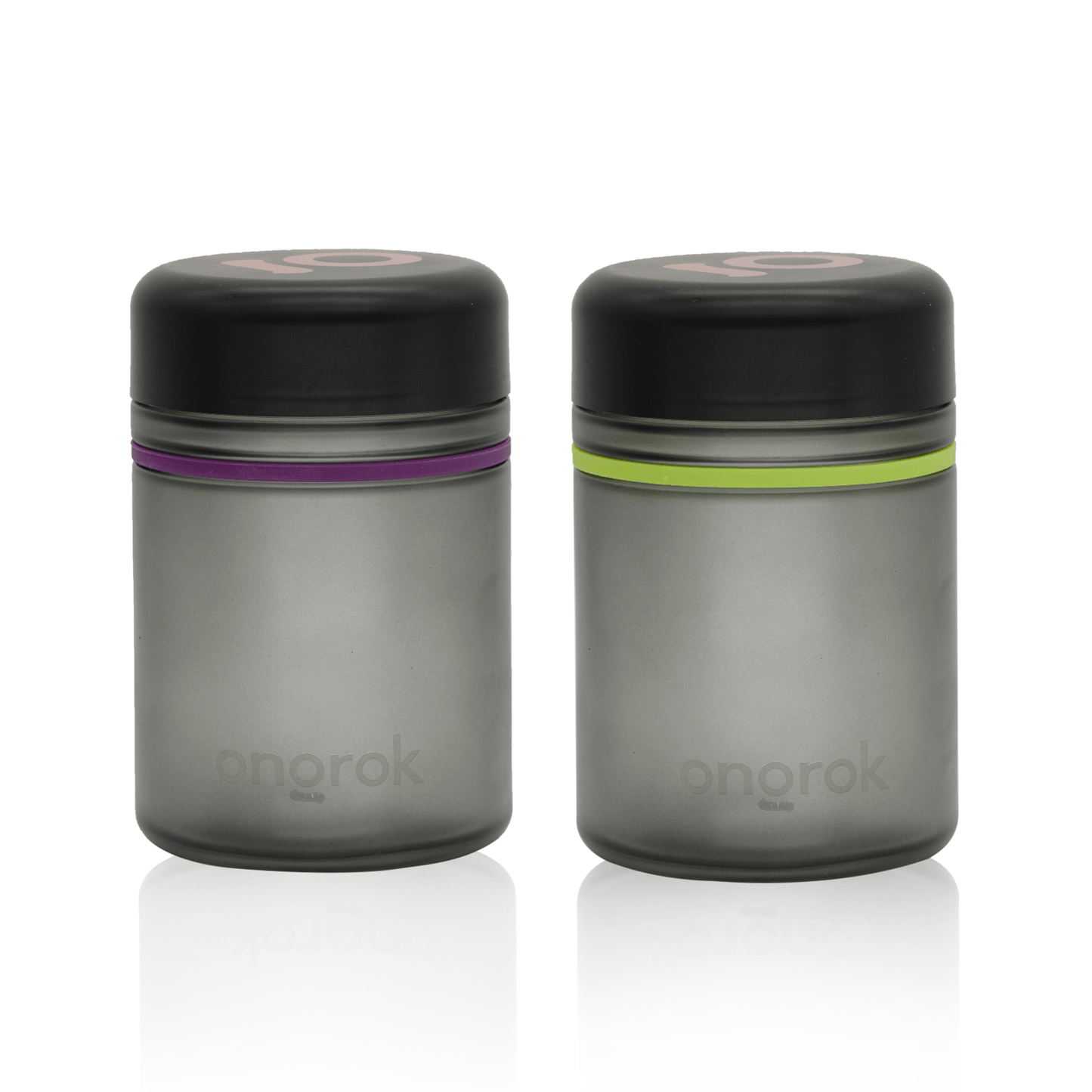 Child Resistant Glass Storage Jar - 2 pack (500ml)